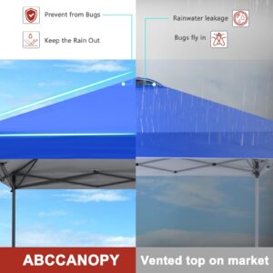 ABCCANOPY Durable Easy Pop up Canopy Tent 10x10, Royal Blue