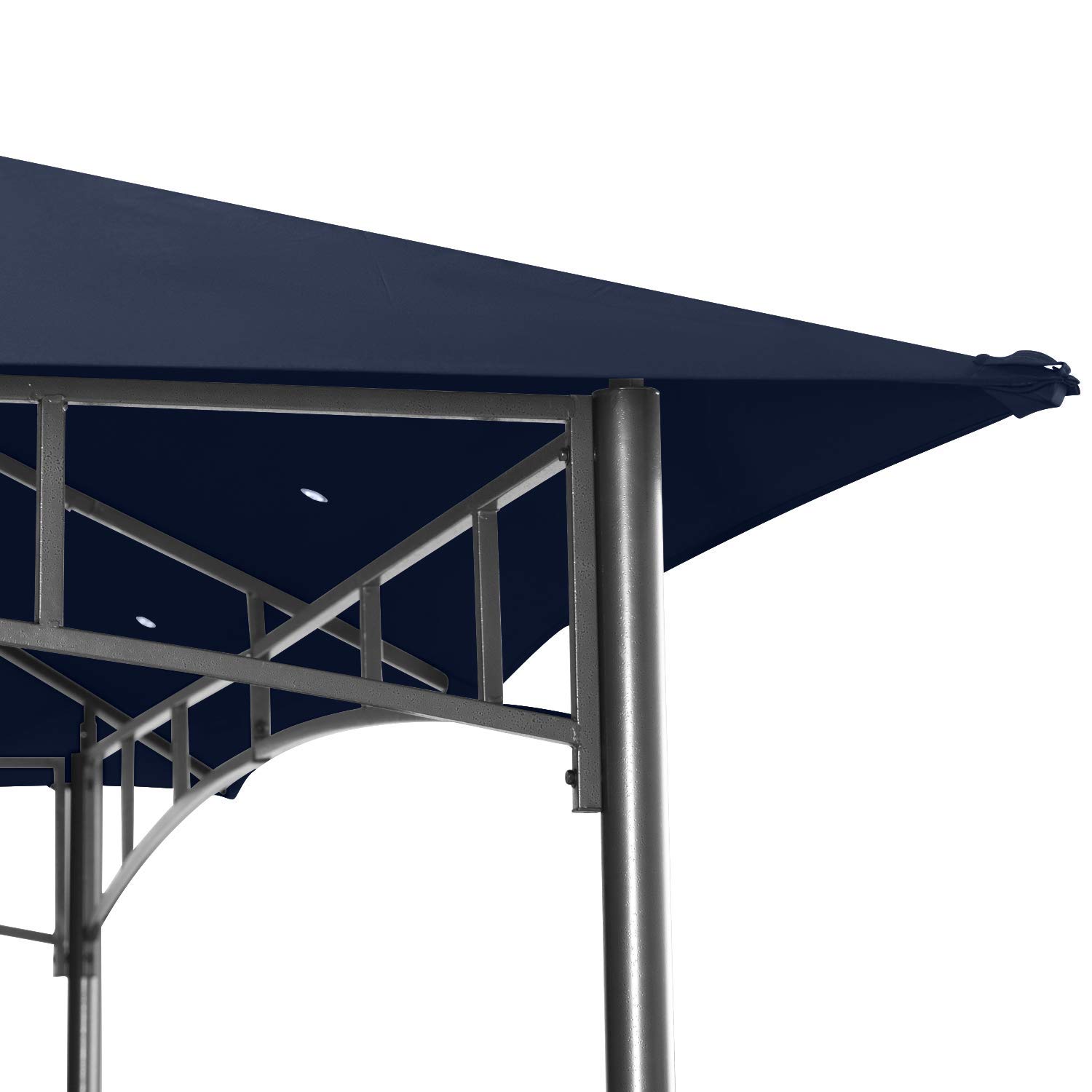 ABCCANOPY Gazebos for Patios 10x12 - Outdoor Steel Frame Gazebo for Lawn Backyard Garden Deck (Navy Blue)