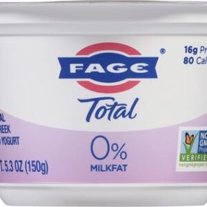 FAGE Total Greek Yogurt, 0% Nonfat, Plain, 5.3 oz