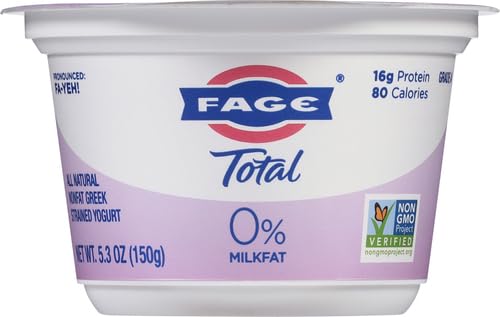 FAGE Total Greek Yogurt, 0% Nonfat, Plain, 5.3 oz