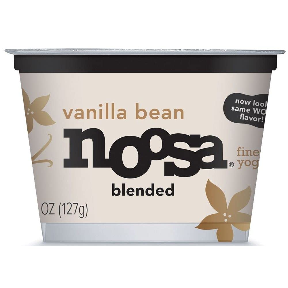 Noosa Vanilla Bean Blended Yoghurt, 4.5 Ounce - 6 per case.