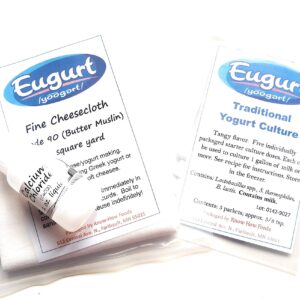 Greek Traditional Yogurt Kit (basic) - w/ cheesecloth and 1 oz. calcium chloride