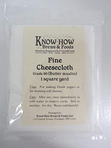 Greek Mild Yogurt Kit (basic) - w/ cheesecloth and 1 oz. calcium chloride