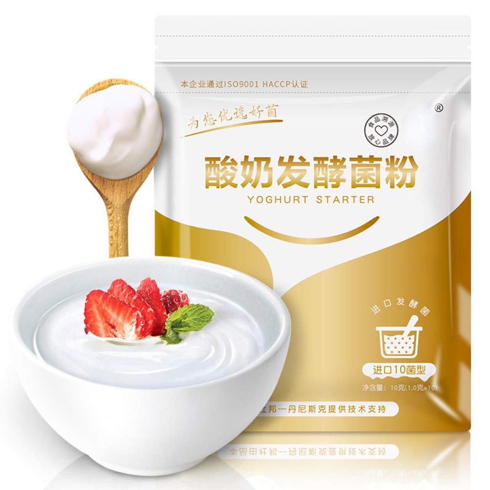 1 Bag of Yogurt Starter Includes 10pcs, Delicious Yogurt Starter, Mild Yogurt Starter