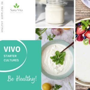 VIVO Kefir Starter (5 boxes) Makes up to 30 quarts of kefir