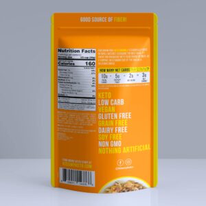 Kiss My Keto Granola Cereal – Peanut Butter Chocolate Keto Granola Low Carb Cereal (2g-Net) Low Sugar Granola (1g) – Grain Free Granola Keto Cereal, Gluten Free Granola – Keto Nut Granola for Yogurt 2pk