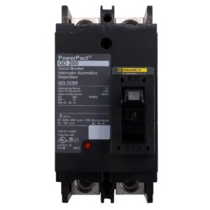 schneider electric qdl22200 powerpact q - molded case circuit breaker - 2-pole - 25 ka - 240 v - 200 a