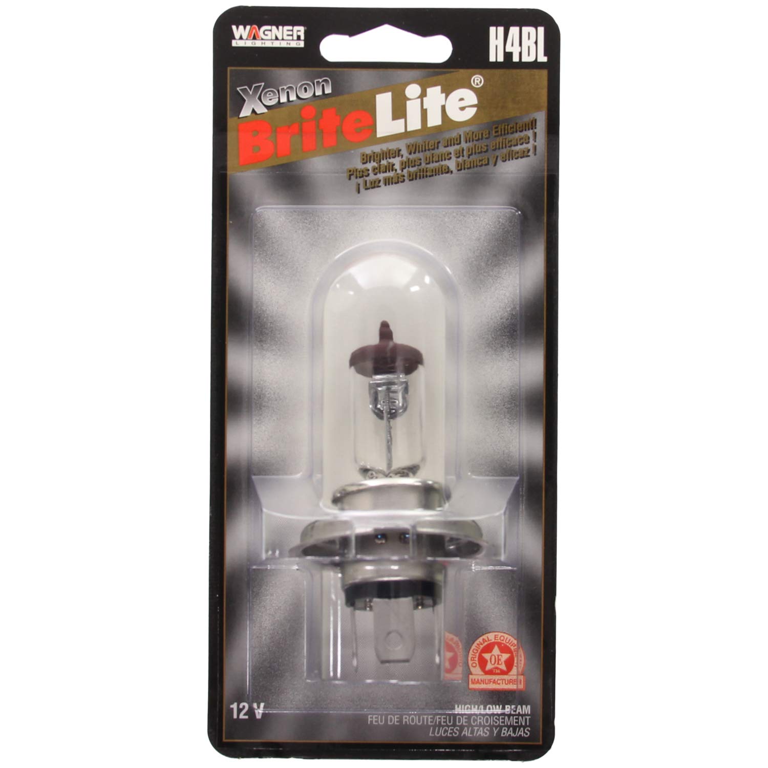 Wagner BriteLite BP1260/H4BL Multi-Purpose Light Bulb Card of 1