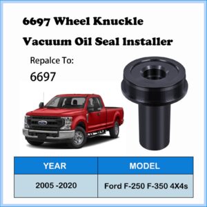 Wheel Knuckle Vacuum Oil Seal Installer- Automotive Axle Tools for Ford 2005-2020 F-250/F-350