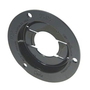 grote 43152 black theft-resistant mounting flange (for 2" round lights)