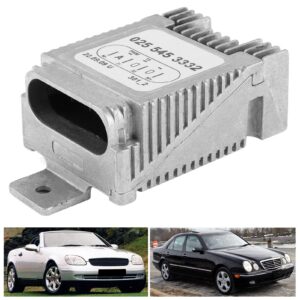 Cooling Fan Control Module, Qiilu Cooling Fan Control Module Unit 0255453332 Stainless Steel High Effective Cooling Fit for -Benz C230 C280 E300 E430 SLK230