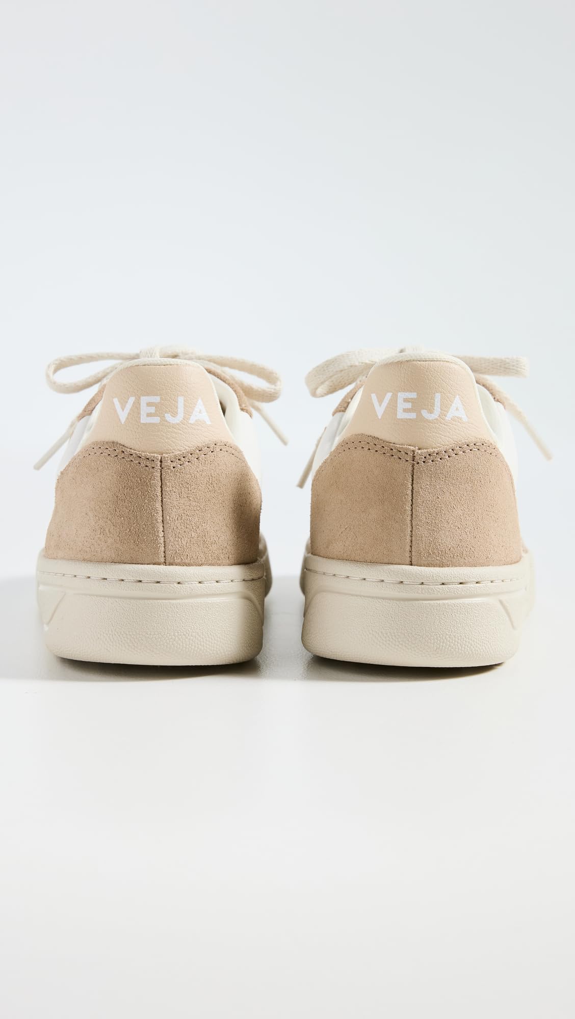 Veja Women's V-10 Sneakers, Extra White Sable Sahara, 6 Medium US