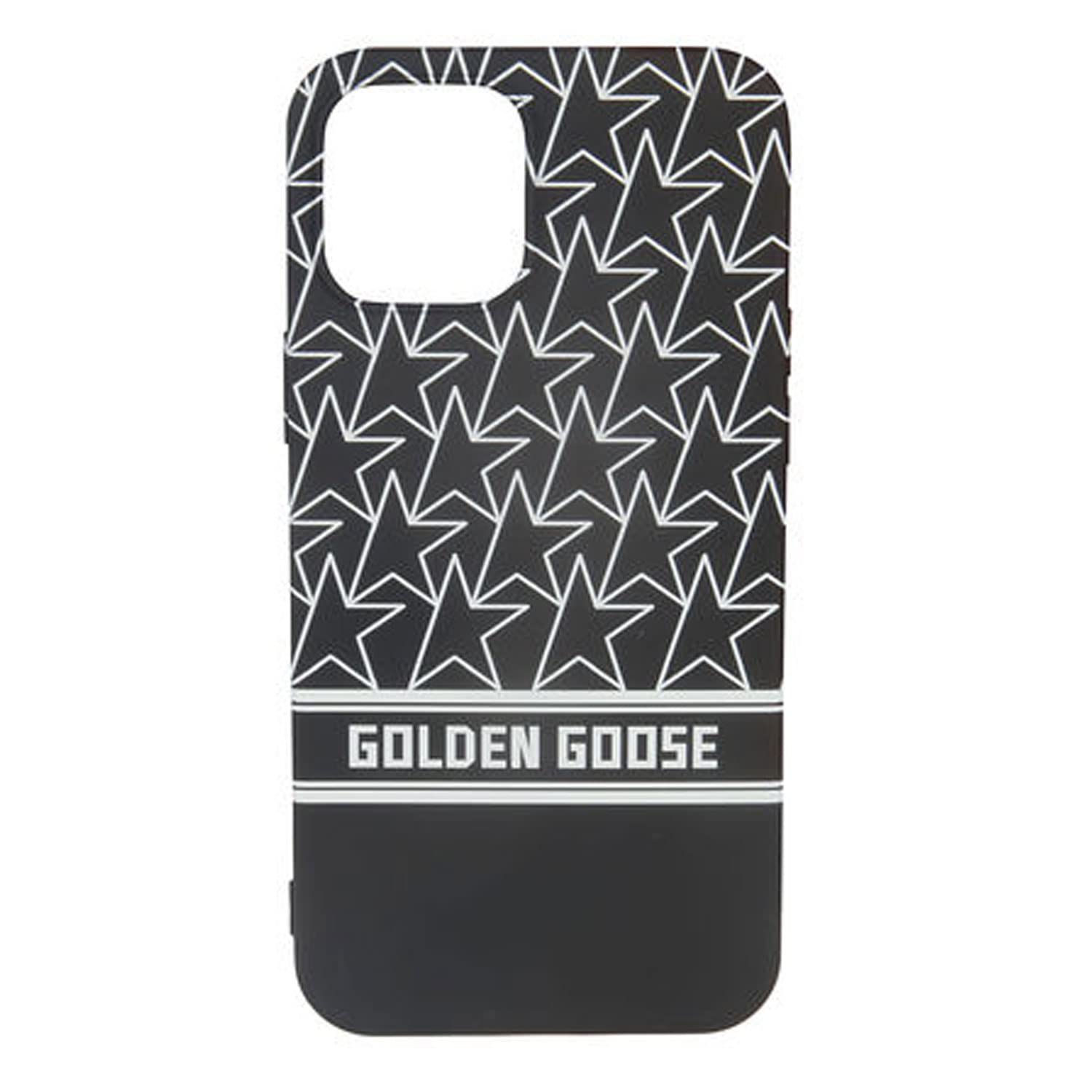 Golden Goose Iphone 12 Pro Case Monogram Black