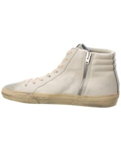 golden goose slide leather sneaker, 39, white