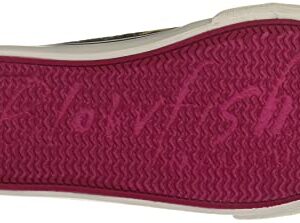 Blowfish Malibu Girls Play-k Sneaker, Natural City Kitty, 4 Big Kid