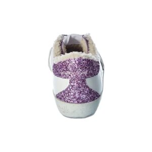 Golden Goose Superstar Leather & Glitter Sneaker, 35