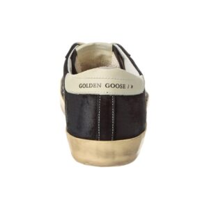 Golden Goose Superstar Suede & Leather Sneaker, 36, Black