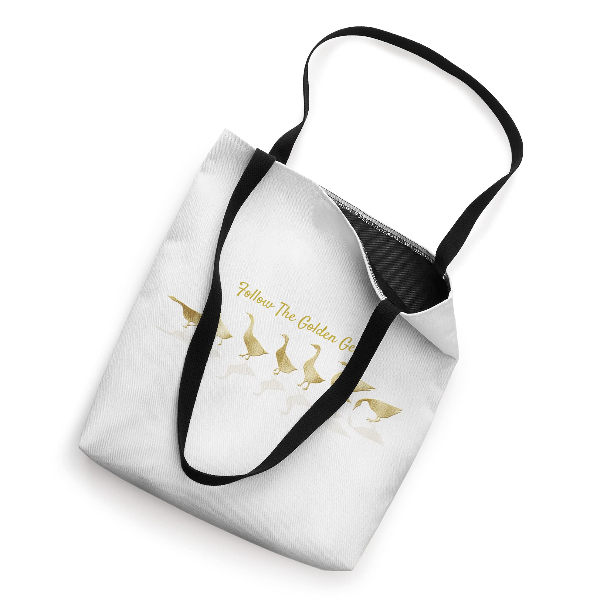 Follow The Golden Geese Tote Bag