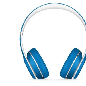 Beats Solo2 On-Ear Headphone Luxe Edition (WIRED, Not Wireless) (Renewed) - Blue