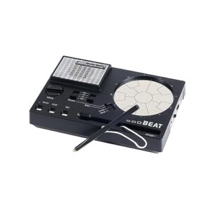 stylophone beat - compact stylus drum machine | 4 drum kits & 4 bass sounds | rhythm machine beat maker | drum loop machine