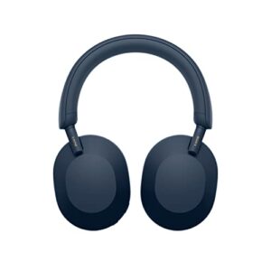 Sony WH-1000XM5 The Best Wireless Noise Canceling Headphones with Auto Noise Canceling Optimizer, Crystal Clear Hands-Free Calling, and Alexa Voice Control, Midnight Blue