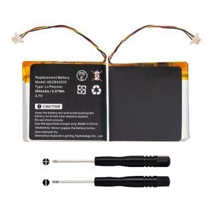 upgraded battery for beats studio 3.0 studio 2.0 fits part no beats aec643333,pa-bt05 beats by dr dre 3.7v li-polyme 560mah/2.07wh wireless headset battery