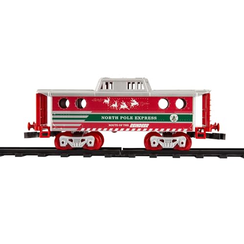 Lionel Trains Set North Pole Express Holiday Train 29 Piece Set with Water Vapor Smoke Effect, Working Headlight, Horn and Bell Sounds