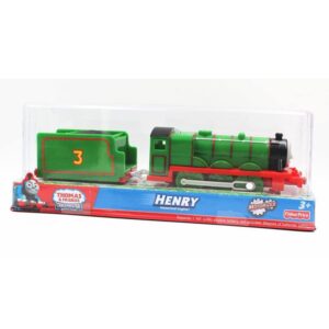 Flmenunu Motorized Train Engine Battery-Powered Toy Set, Toddlers Train Toys for Age 3 4 5 6 7 8 Kids Boys Girls (E Henry)