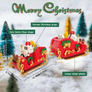 JAKI Christmas Train Building Kits, DIY Building Block Train Sets Toys STEM Educational Learning Science Building for 8+ Year Old Kids Boys Girls (1000+Pieces)