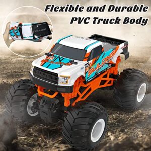 Kidcia 1:16 Scale RC Monster Truck - 2.4GHz All Terrain Car for Kids 4-12, 20 Km/h Off Road RC Truck, Christmas or Birthday Gift