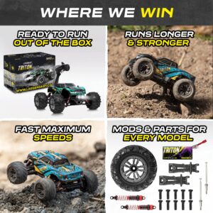 LAEGENDARY 1:20 Scale 4x4 Off-Road RC Truck - Hobby Grade Brushed Motor RC Car with Batteries, Waterproof Fast Remote Control Car for Adults