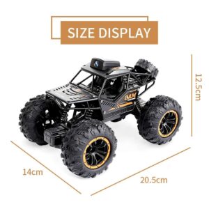 ROVPRO RC Car, 1:18 Remote Control Car with Camera, High Speed Alloy Off Road Truck Fast Racing Vehicle Electric Hobby Toy Car Gift for Boys Kids Teens Adults