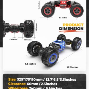 BEZGAR 1:14 Scale 4WD RC Crawler Truck - 15 Km/h All Terrain Electric Toy Car with Rechargeable Battery for Kids, Teens and Adults