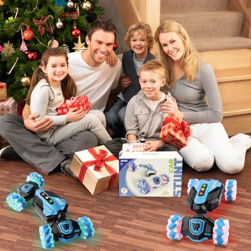 Gesture Sensing RC Stunt Cars - Remote Control Car 2.4Ghz Rechargeable Transform Outdoor Toys - Drift Hand Controlled Car 360° Rotation -Birthday Gifts for Kids Boy Toys Age 4-7 8-10 8-12 years old