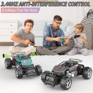 GUOKAI Remote Control Car,2.4GHz Fast RC Cars Toys,1:12 Scale RC Monster Trucks Hobby Grade RC Truck Toys with Rechargeable Battery,Birthday Gift for Kids Boys 6-12 Kids