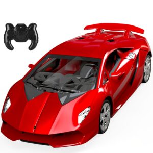 guokai remote control car, 1/24 scale rc sport racing toy car, compatible with lamborghini sesto elemento model vehicle for boys girls