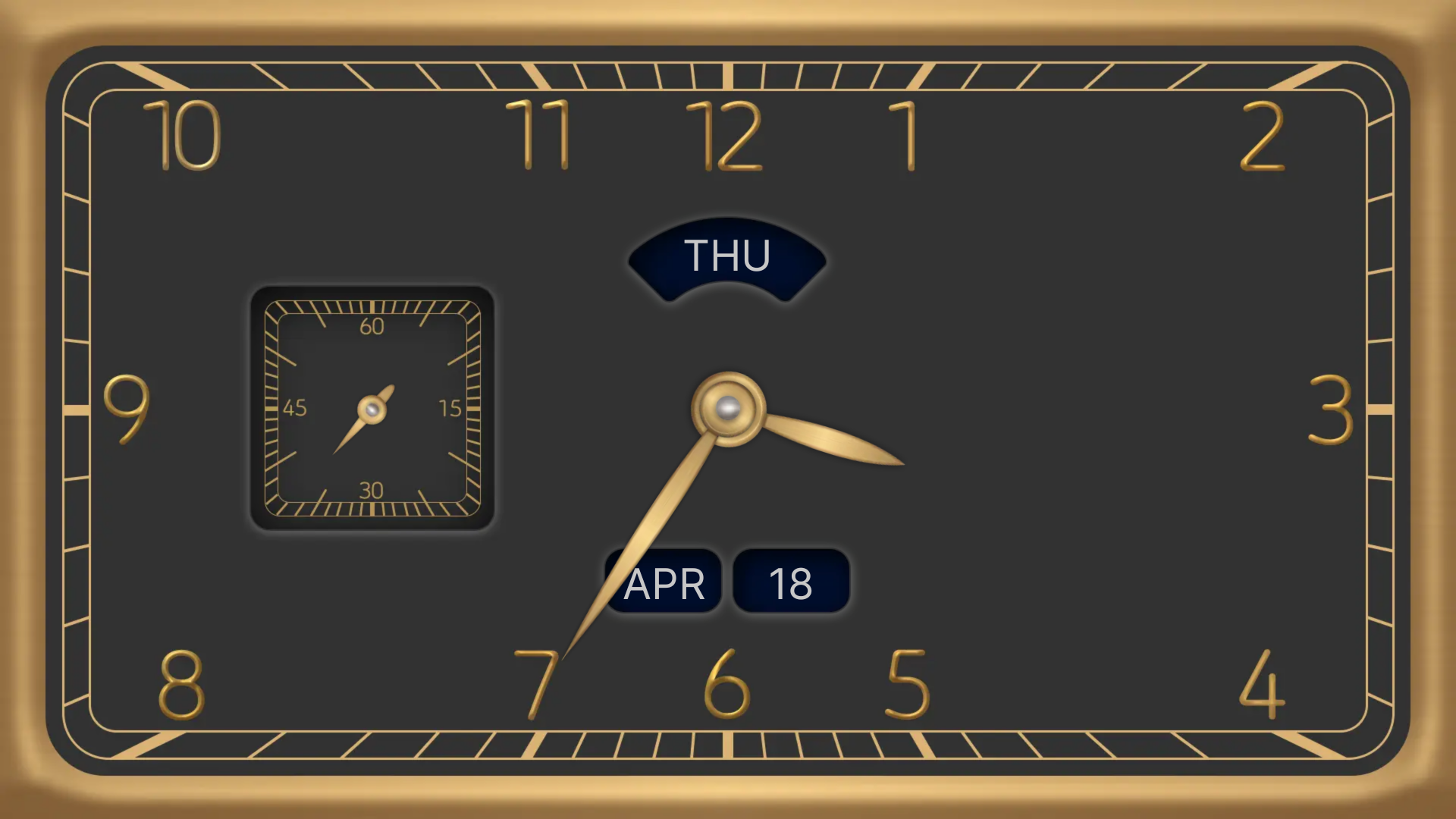 Clock Screensaver Date and Time Display Wallpaper TV Clock Wall Clock Background Themes Digital Clock Analog Clock Flip Clock Face Screen Saver Standby Mode Free | Fire Clock