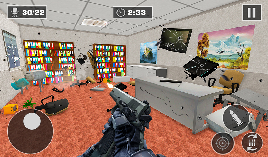 Destroy the Office Ultimate Target Gun Shooting Games For Free