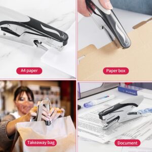 Stapler Heavy Duty with 1000 Staples and Staples Remover, 20 Sheet Capacity, Office Desk Stapler for Stapling Home School Warehouse Handmade, No Jam