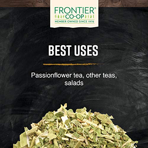 Frontier Co-op Passion Flower Herb, Cut & Sifted, Kosher, Non-irradiated | 1 lb. Bulk Bag | Passiflora incarnata L.