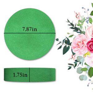 Max Shape Round Floral Foam Blocks,Large Dry Floral Foam for Artificial Flowers,Craft Project,Wedding Aisle Flowers,Arty Decoration 6 Pack (7.87'')