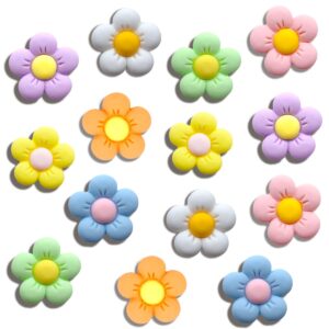 yunfire 14pcs flower shoe charms, cute design for shoes decoration, pets and animal shoe charm for boys and girls (flower)