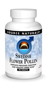 source naturals swedish flower pollen extract supplement - 90 tablets