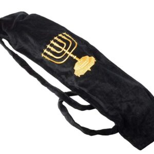 Yaliland Shofar Horn Musical Instrument - Kosher Kudu Ram Horns from Israel - Includes Bag, Book Guide, Anti-Odor Spray, 3 Brushes - Use for Religious Ceremonies - 24"-26", Half Polished-Half Natural