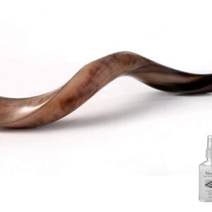 Sale 30" Large Yemenite Kudu Horn Polished Shofar Shofars with Free Anti Odor Spray, guide Shofar from Israel