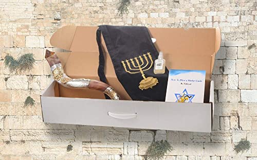 Shofar from Israel Polish Polished Silver Plated Set Kudu Horn Yemenite Lion Of Judah + Bag + Spray + Guide + Carrying Box Case (30"-32")