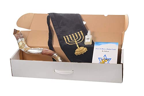 Shofar from Israel Polish Polished Silver Plated Set Kudu Horn Yemenite Lion Of Judah + Bag + Spray + Guide + Carrying Box Case (30"-32")