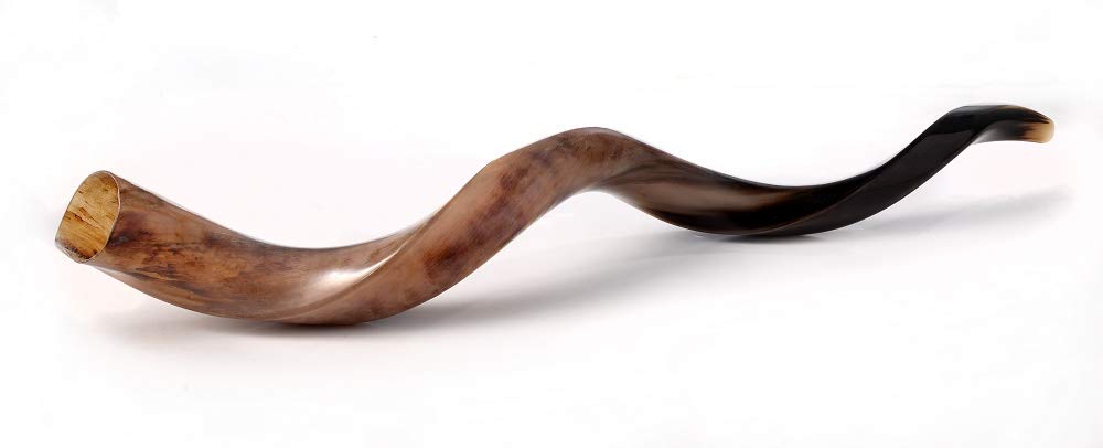 Sale 36" Extra Large Yemenite Kudu Horn Polished Shofar Shofars with Free Anti Odor Spray,Guide From Israel