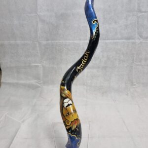 Sale for shofar Yemenite Polish Horn Size 46" Paint Painted Kudu lion of Judah From Israel Active