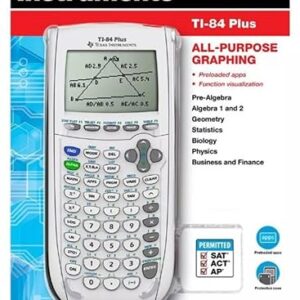 Texas Instruments Ti-84 Plus Graphing Calculator, White